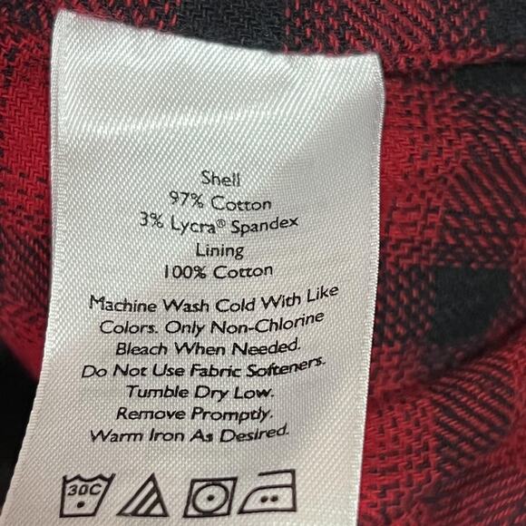 Eddie Bauer Pants Womens 0 Gray Legend Wash Boyfriend Flannel Lined Stretch - Picture 11 of 16